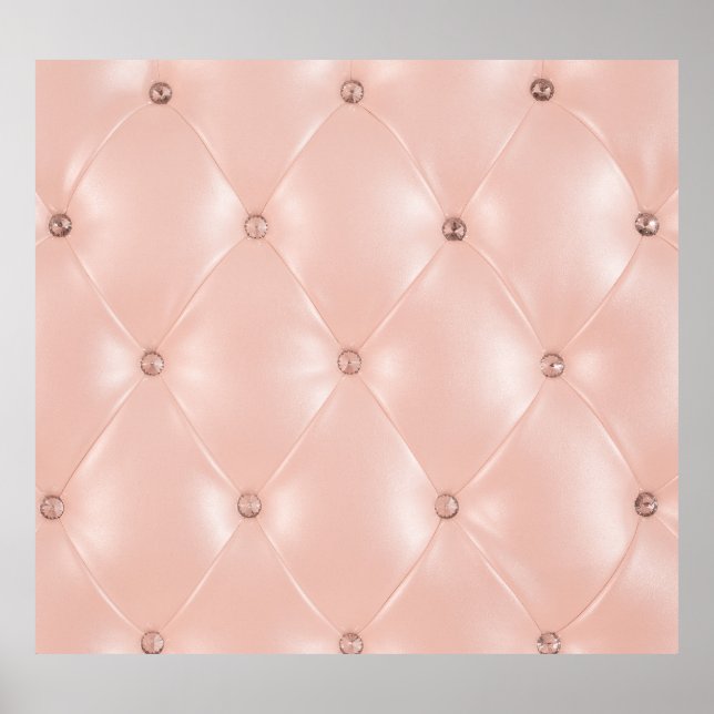 Póster Sofá de lujo: vieja textura Rosa (Frente)