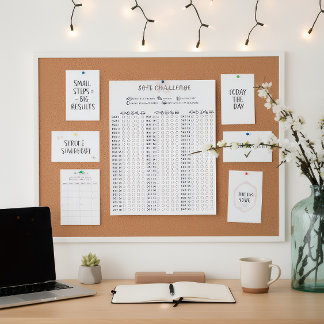 Póster Soft 75 Challenge Habit Tracker