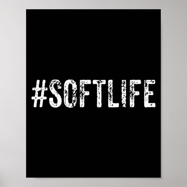 Póster Soft Life Dont Stress Stress Softlife Softli  (Frente)