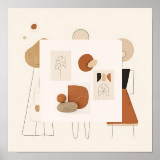 Póster Soft Power – Minimalist Feminine Wall Art 