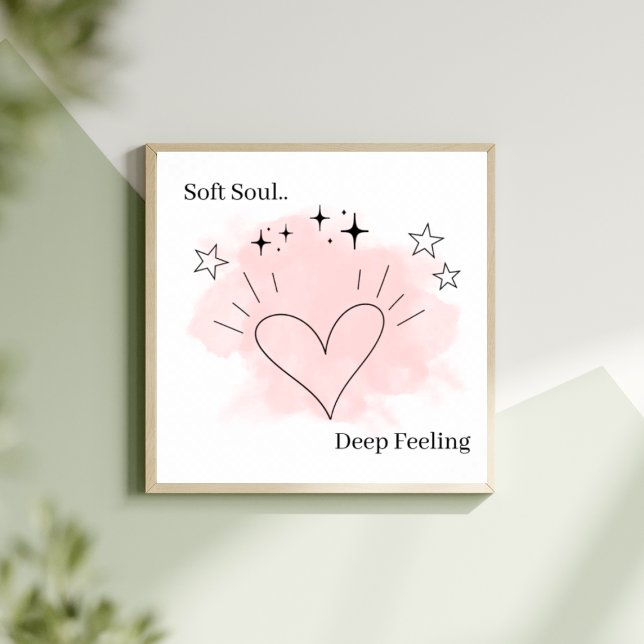 Póster Soft Soul Wall Art – Modern Aesthetic Home Decor (Subido por el creador)