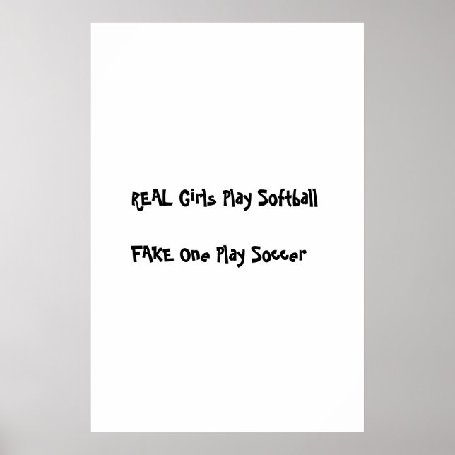 Póster Softball (Frente)