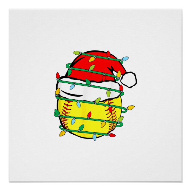 Póster Softbol de Navidad  (Anverso)