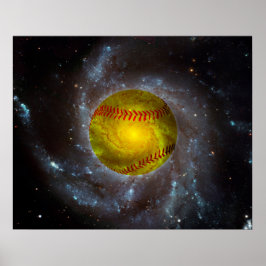 Póster Softbol en el espacio Poster único de Softbol
