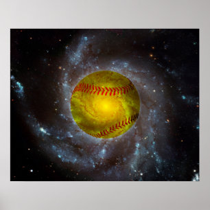 Póster Softbol en el espacio Poster único de Softbol
