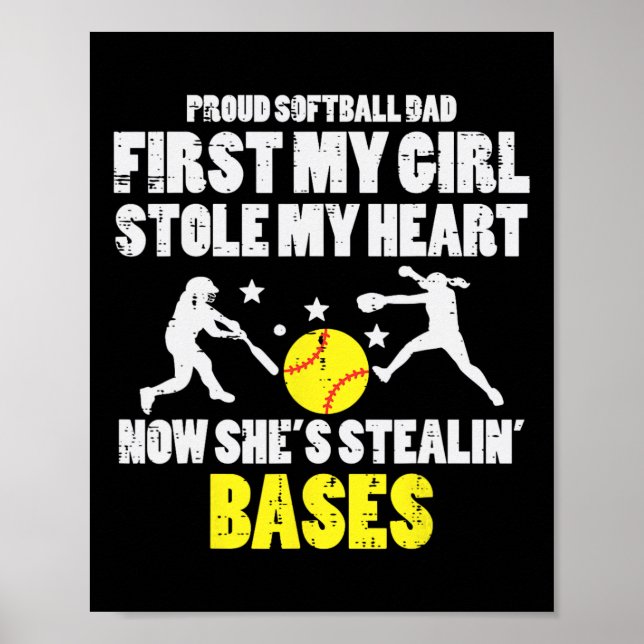 Póster Softll Dad Girl Stole My Heart Stealing Ses Father (Frente)