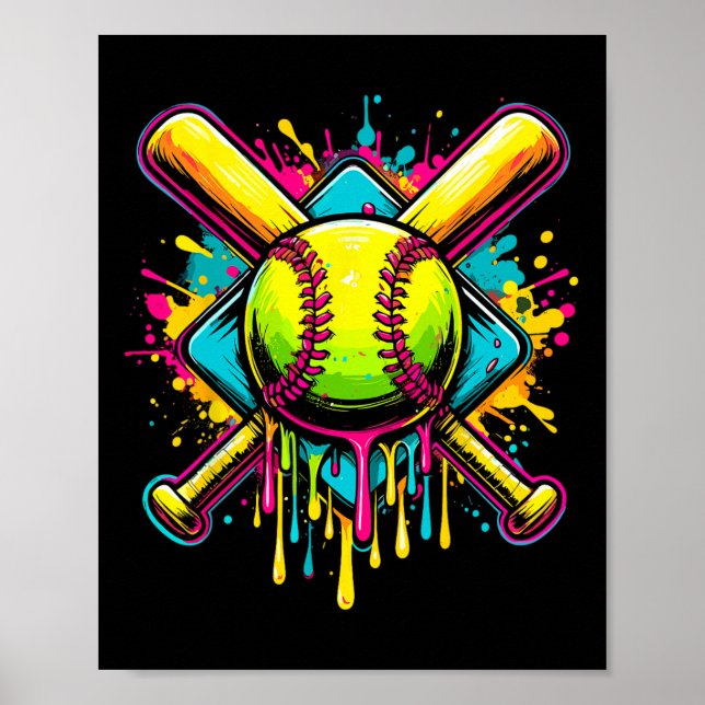 Póster Softll Girl Just A Girl Who Loves Softll  (Frente)