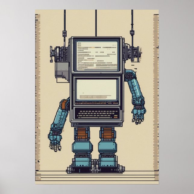 Póster Software Developer Programmer Coding Tech Geek Com (Frente)