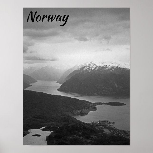 Póster Sognefjord, Noruega (Frente)