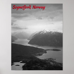 Póster Sognefjord, Noruega