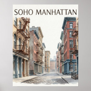 Póster SoHo Manhattan