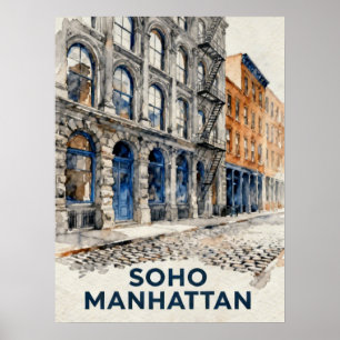 Póster SoHo Manhattan