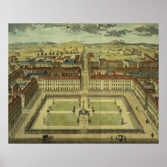 Póster Soho o King's Square, para 'Stow's Survey of Londo (Frente)