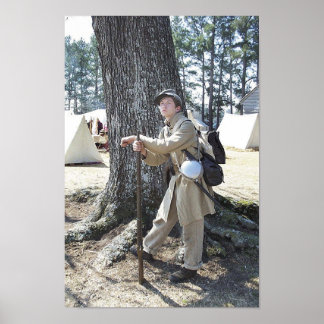 Póster Soilder confederado
