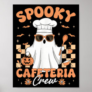 Póster Soky Cafeteria Crew Lunes Lady Halloween Hhost Men