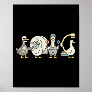 Póster Soky Radiology Shirt, Xray Tech Skeleton Goose