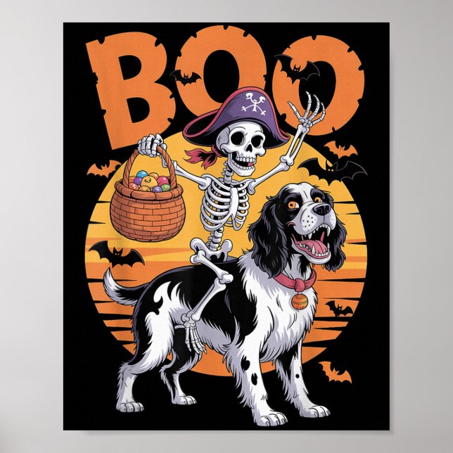 Póster Soky Springer Costume inglés Springer Spaniel Hal (Frente)