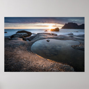 Póster Sol de Lofotte
