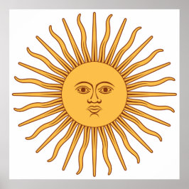 Póster Sol de mayo