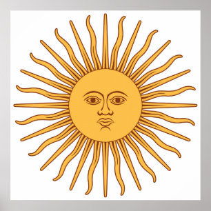 Póster Sol de mayo