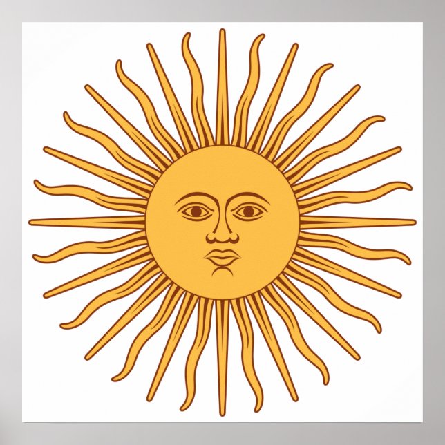 Póster Sol de mayo (Frente)
