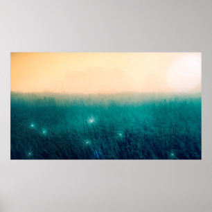 Póster Sol de textura gruesa de transformación