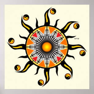 Póster Sol de una cesta