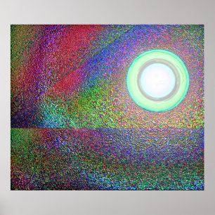 Póster Sol desértico