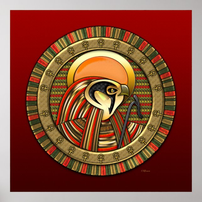 Póster Sol egipcio Dios Ra (Frente)