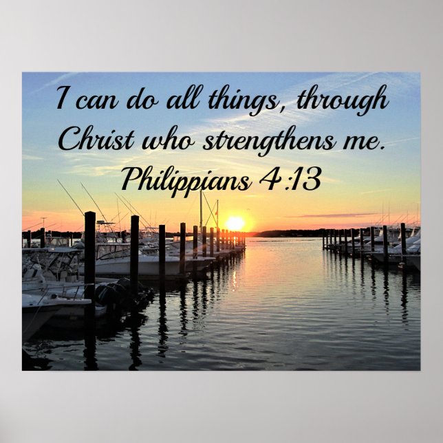 PÓSTER SOL EN EL LAGO FILIPINOS 4:13 (Frente)