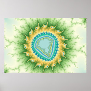 Póster Sol encantado - Poster fractal