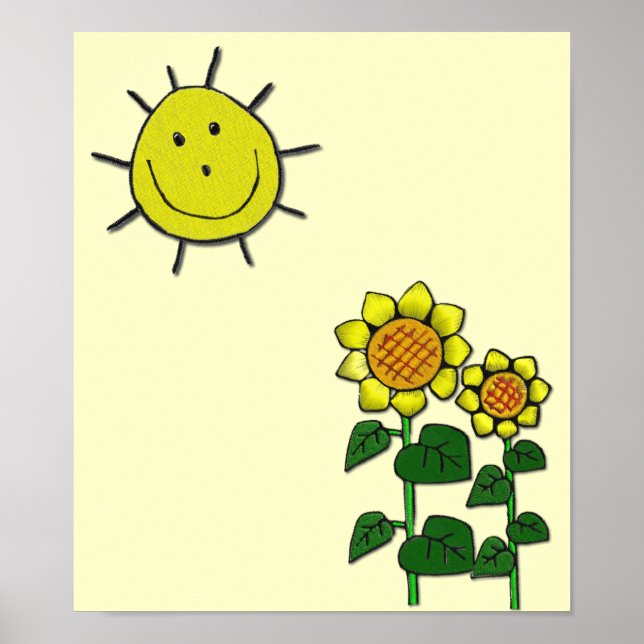 Póster Sol feliz (Frente)