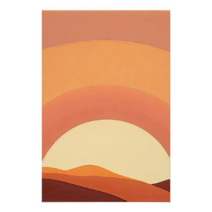 PÓSTER SOL MINIMALISTA BOHO
