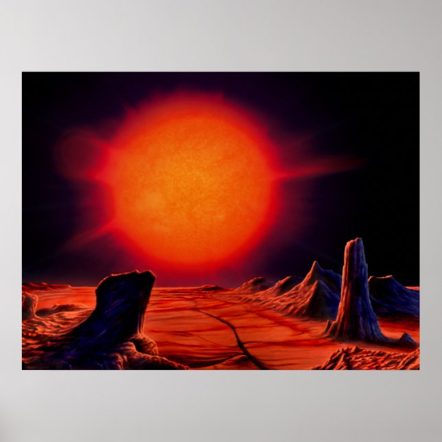Póster Sol rojo (Frente)
