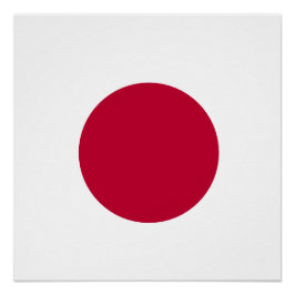 Póster Sol Rojo Japón