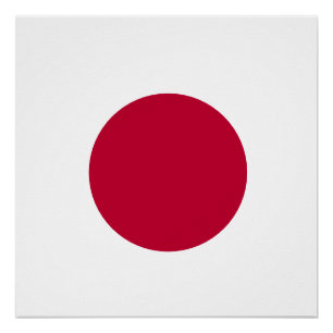 Póster Sol Rojo Japón