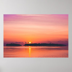 PÓSTER SOL SOBRE HORIZONTE