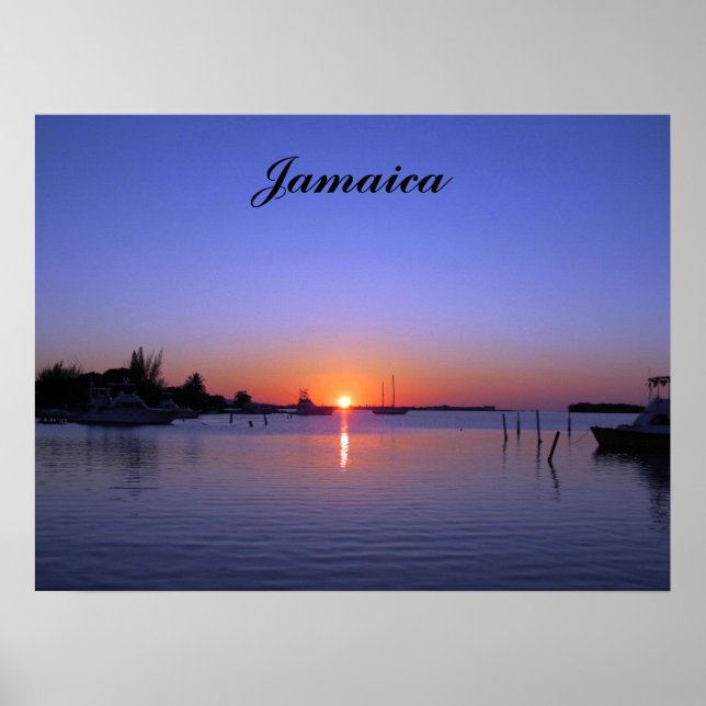 PÓSTER SOL SOBRE JAMAICA (Frente)
