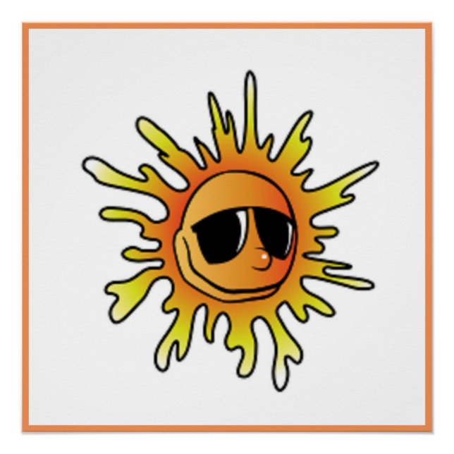 PÓSTER SOL VERANIEGO FRESCO (Anverso)