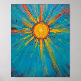 Póster Sol y cielo eternos