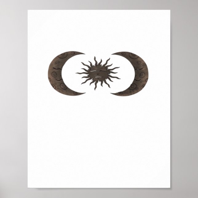 Póster Sol Y Luna De Whimsigoth (Frente)