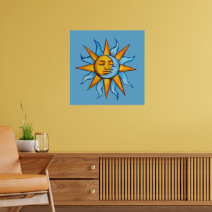 Póster Sol y luna Sunshine MoonChild