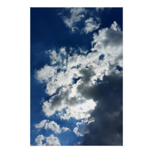 Póster Solamente nubes