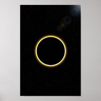 Póster Solar Eclipse Wall Decor Poster