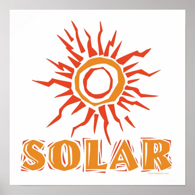 Póster Solar Energy (Frente)