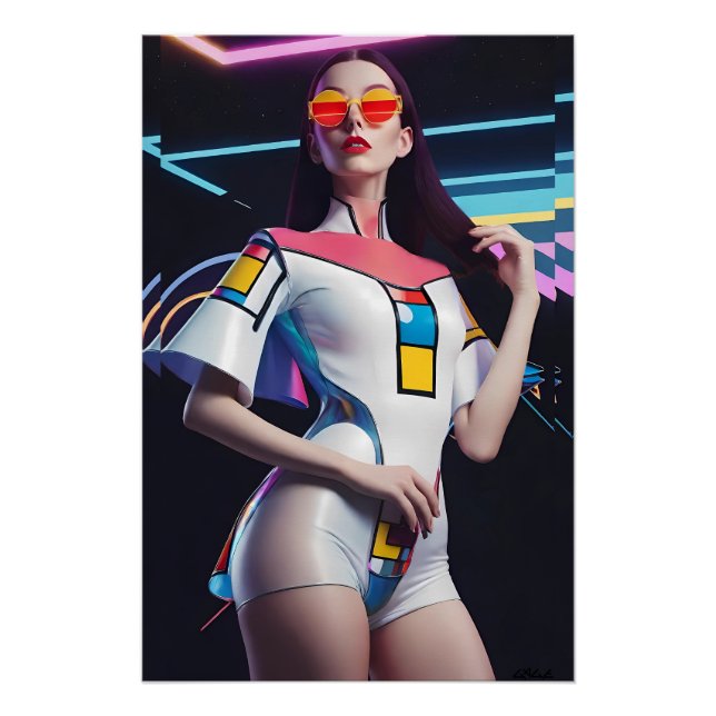 Póster Solar Flair - Ken Gage Art (Anverso)