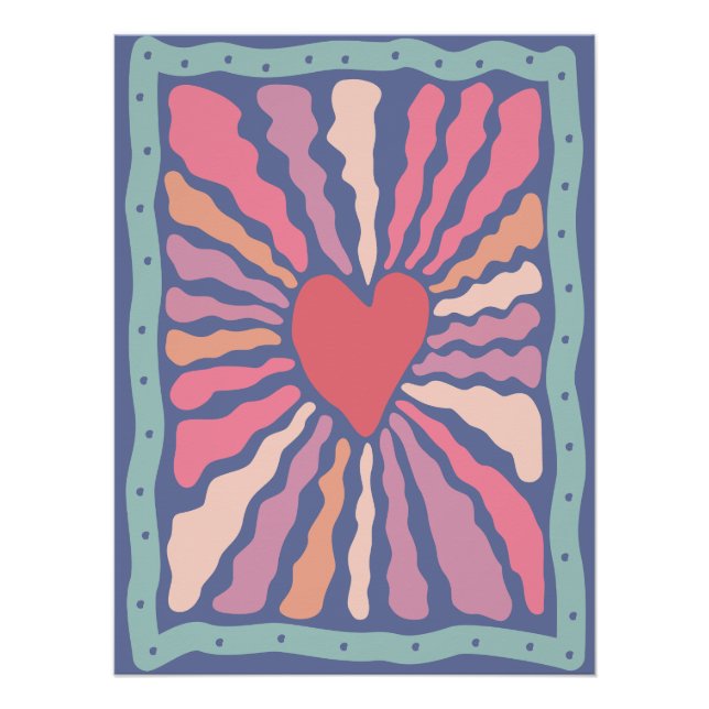 Póster Solar Heart (Anverso)