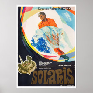 Póster Solaris 1972  Película Antigua