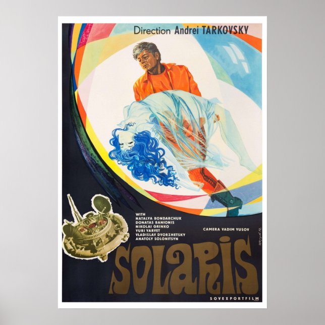 Póster Solaris 1972  Película Antigua (Frente)