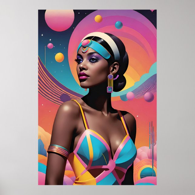 Póster Soldado a horizontes lejanos y cielos más extraños (Frente)